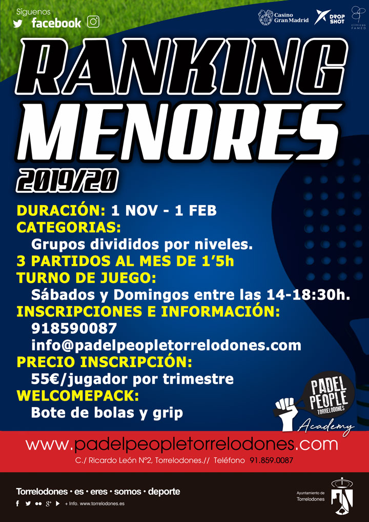 Ranking de menores