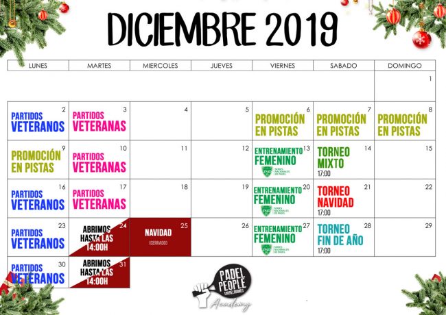 AGENDA DICIEMBRE 2019 AGENDA DICIEMBRE 2019