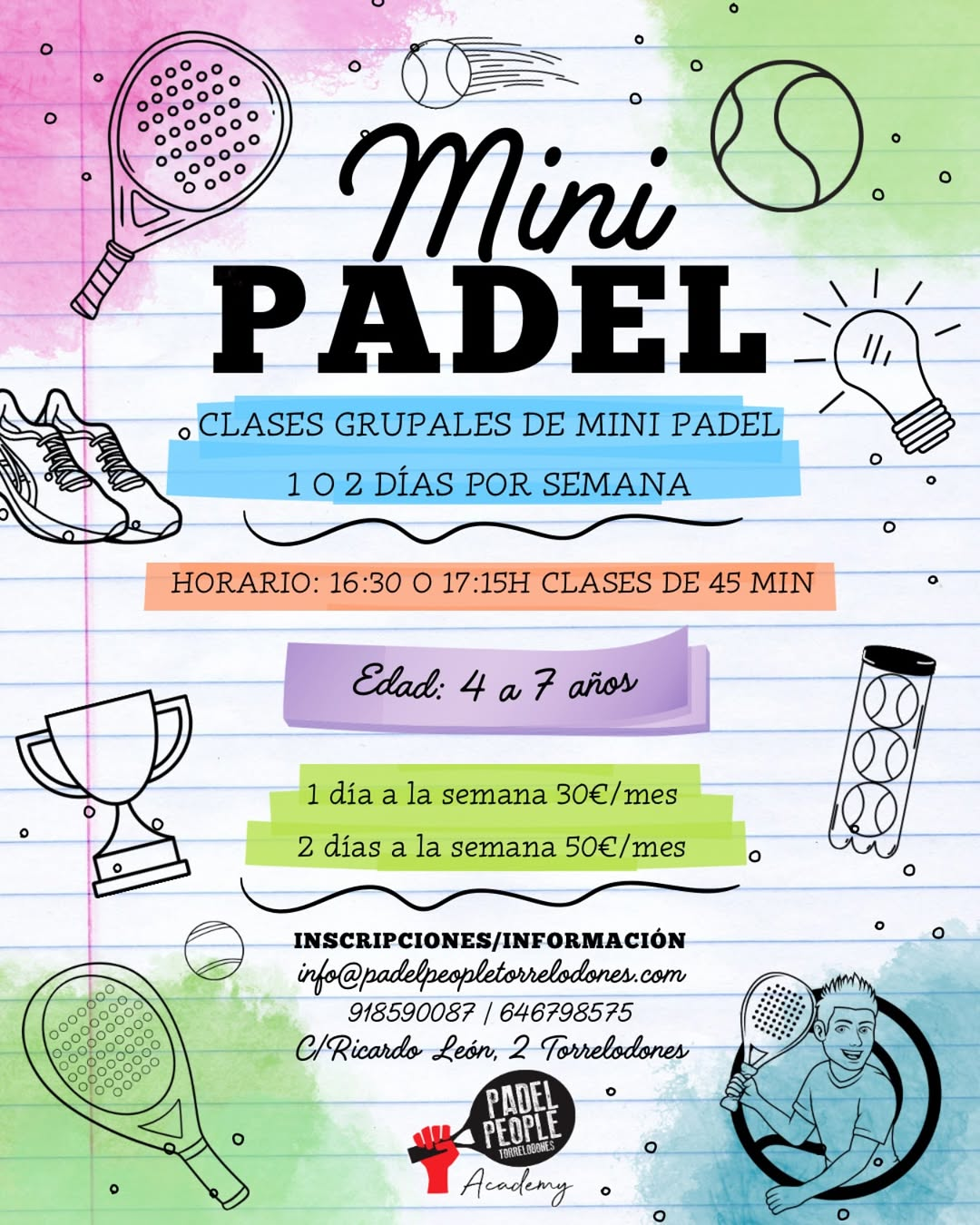 ESCUELA MINI PADEL ESCUELA MINI PADEL