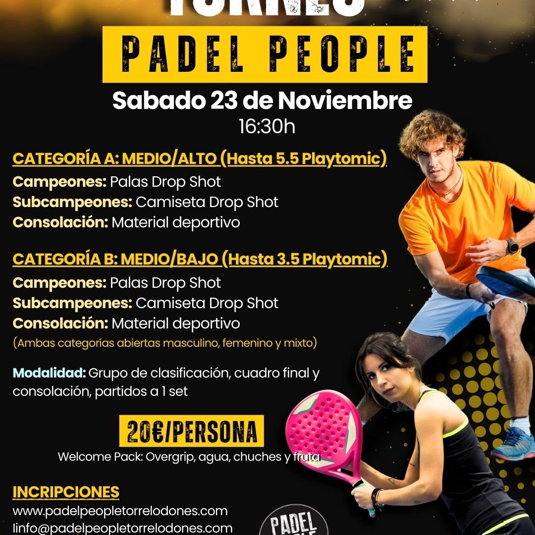 TORNEO PADEL PEOPLE 231124