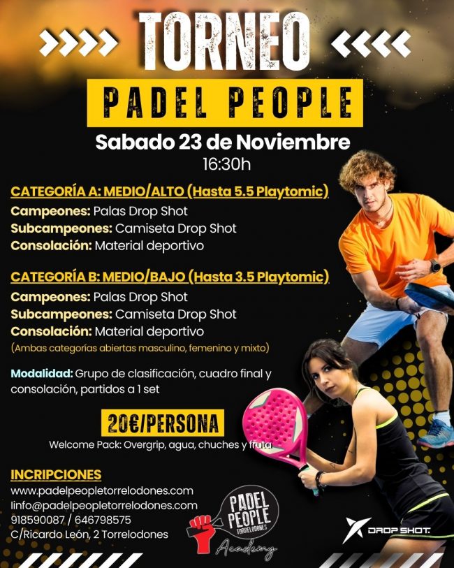 TORNEO PADEL PEOPLE 231124