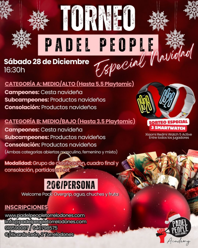 TORNEO PEOPLE ESPECIAL NAVIDAD