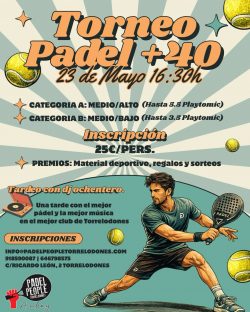Torneo +40 Mayo 26