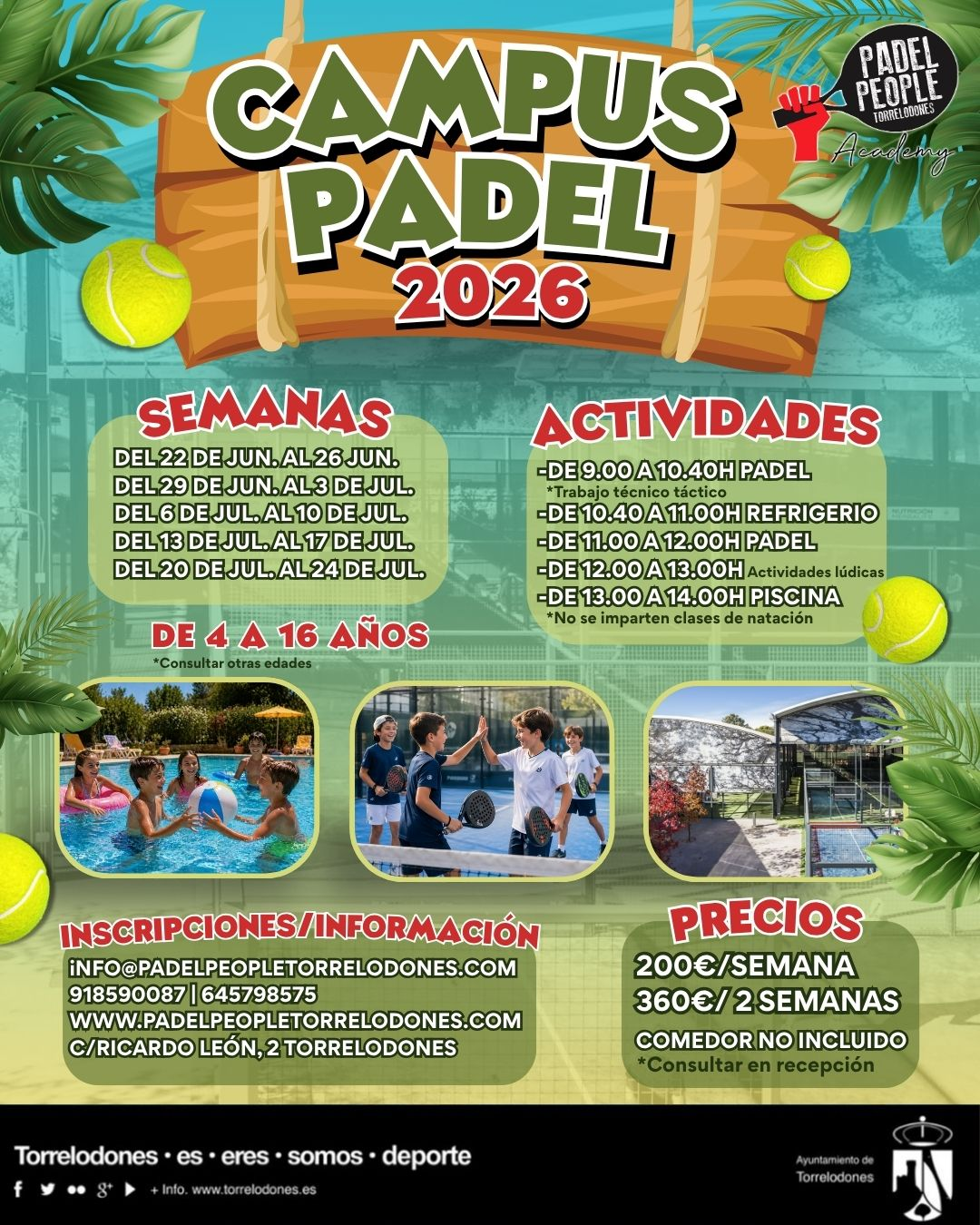 CAMPUS DE PADEL 2026