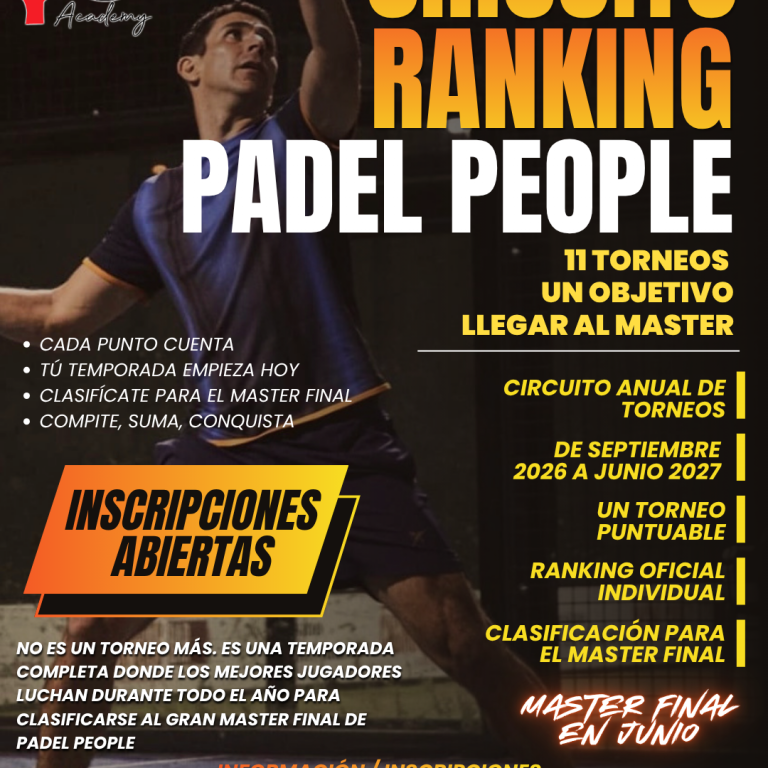 CIRCUITO RANKING PADEL PEOPLE