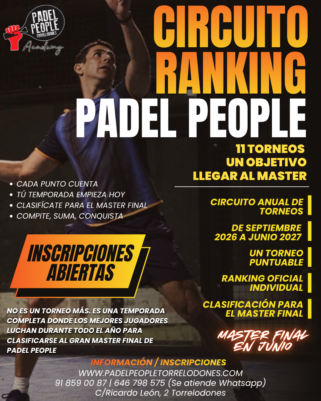 CIRCUITO RANKING PADEL PEOPLE